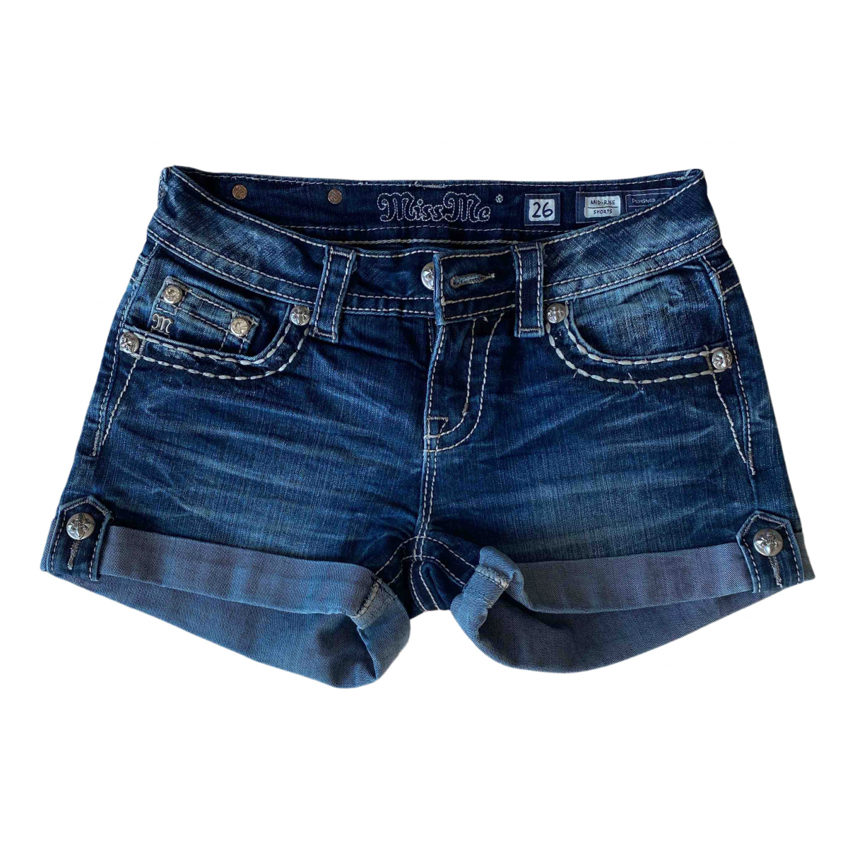 Mini short Miss Me Blue size 26 US in 